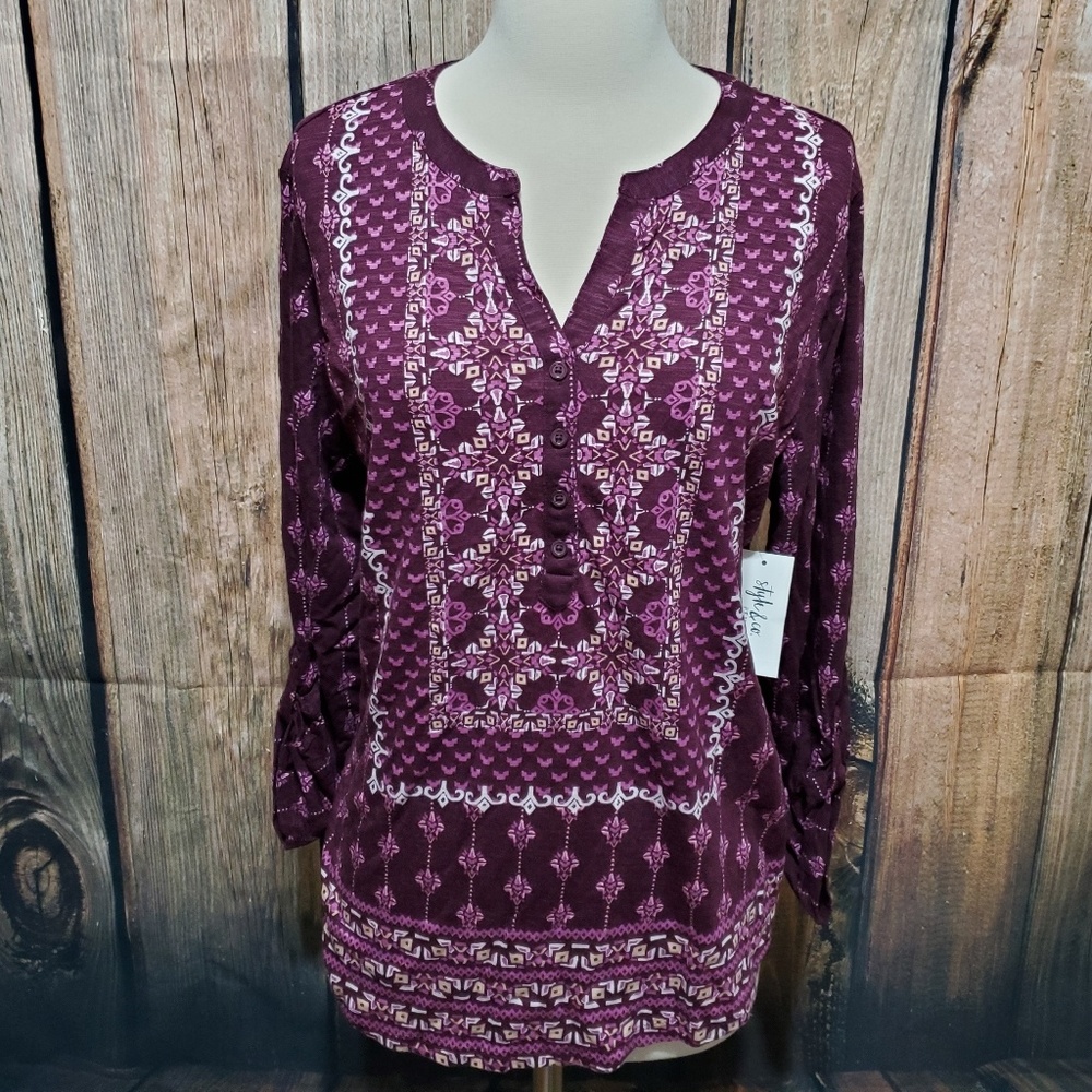 Style&Co - Boho Chic Top - Picture 2 of 4